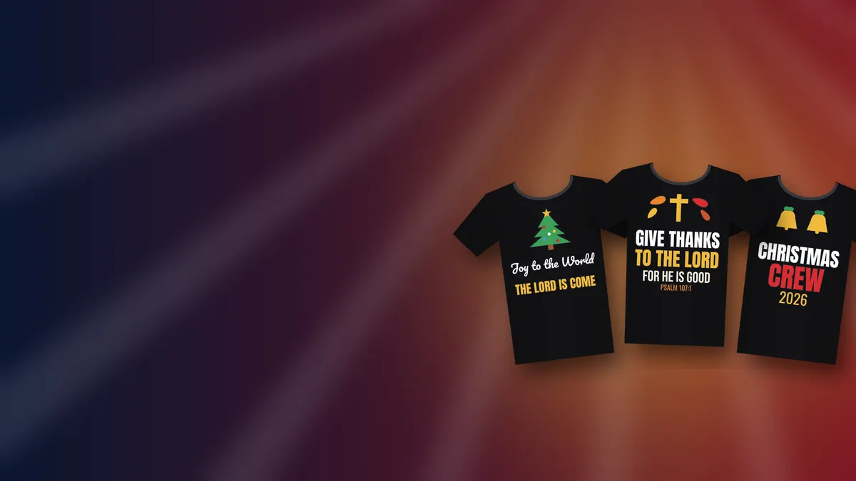 Dominion Tee Co shirts for Christmas, Thanksgiving and faith